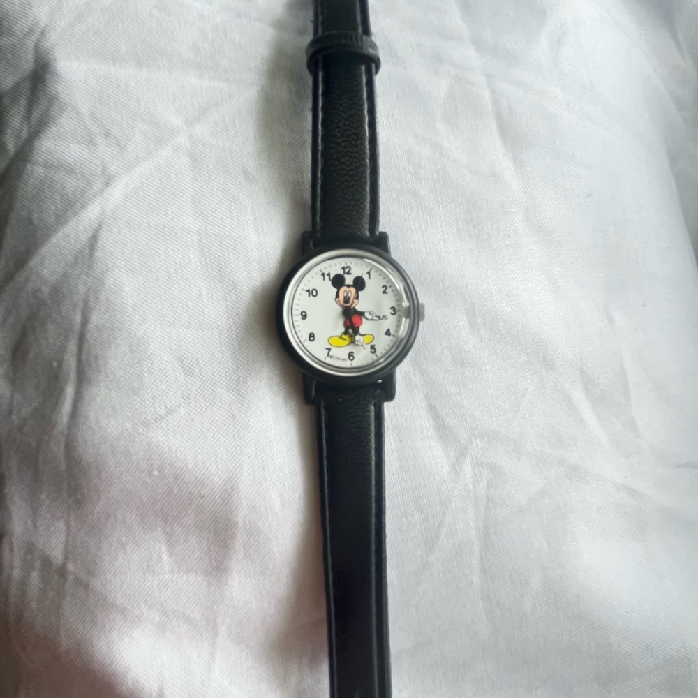 Vintage Lorus Mickey Mouse Watch #V501-X040 Character Hands – Needs Battery
